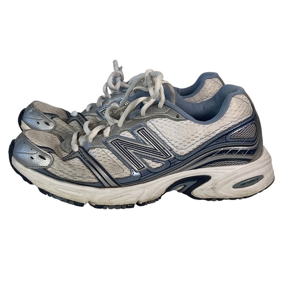 New Balance Silver Blue White Running 470 v2 Tennis Shoes Streetwear Retro - Picture 3 of 10